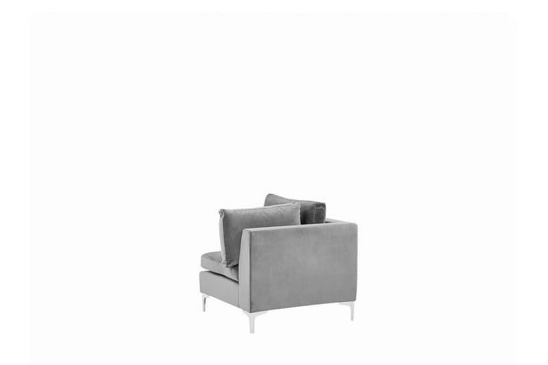 Evja Hjørnemodul - Fløyel/Grå - Møbler - Sofaer - Modulsofaer - Hjørnemodul