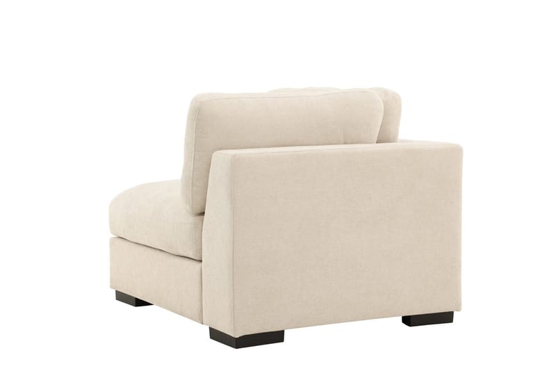 Høyremodul Salerno i stoff - Beige - Møbler - Sofaer - Modulsofaer - Hjørnemodul