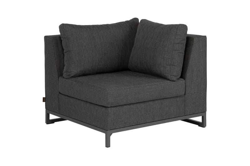 Morte Hjørnemodul 90 cm - Svart - Hagemøbler - Loungemøbler - Lounge sofa