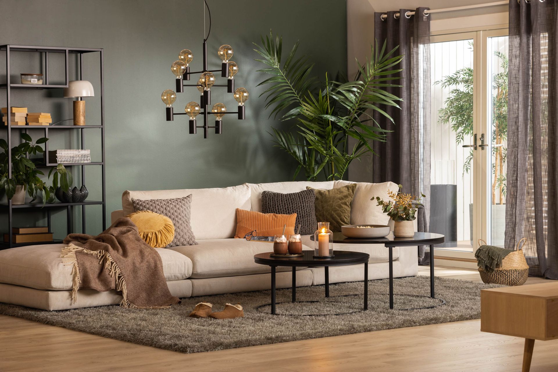 Noha Hjørnemodul Manchester - Beige Kordfløyel - Møbler - Sofaer - Modulsofaer - Hjørnemodul