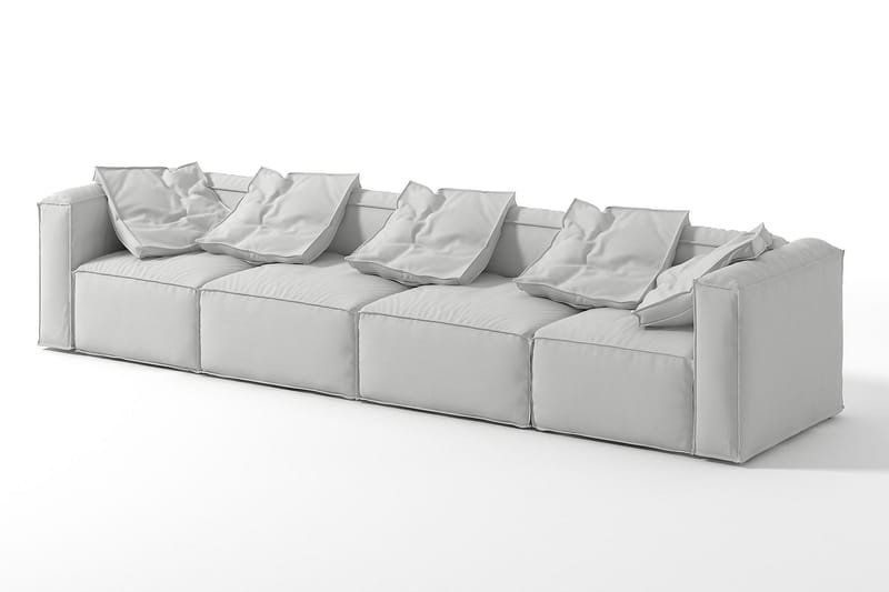Oceanis Hjørnemodul - Beige/Svart - Møbler - Sofaer - Modulsofaer - Hjørnemodul