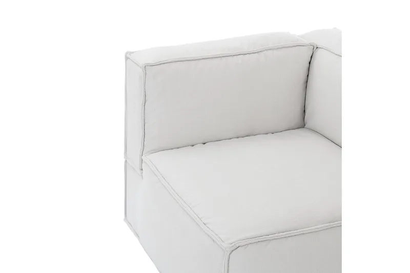 Oceanis Hjørnemodul - Beige/Svart - Møbler - Sofaer - Modulsofaer - Øvrige moduler for modulsofa