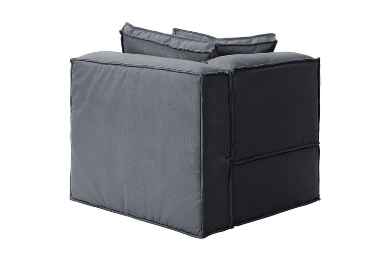 Oceanis Hjørnemodul - Lysegrå/Svart - Møbler - Sofaer - Modulsofaer - Øvrige moduler for modulsofa