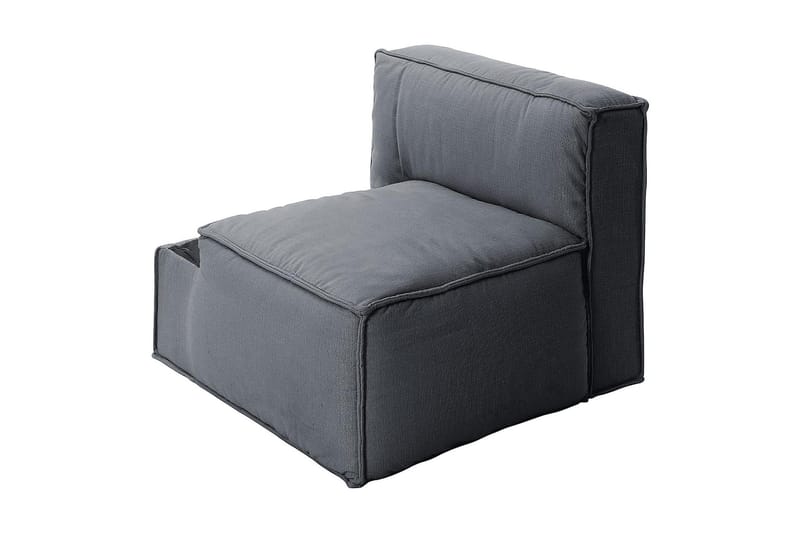 Oceanis Hjørnemodul - Lysegrå/Svart - Møbler - Sofaer - Modulsofaer - Hjørnemodul