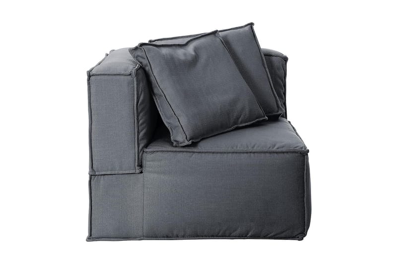 Oceanis Hjørnemodul - Lysegrå/Svart - Møbler - Sofaer - Modulsofaer - Øvrige moduler for modulsofa