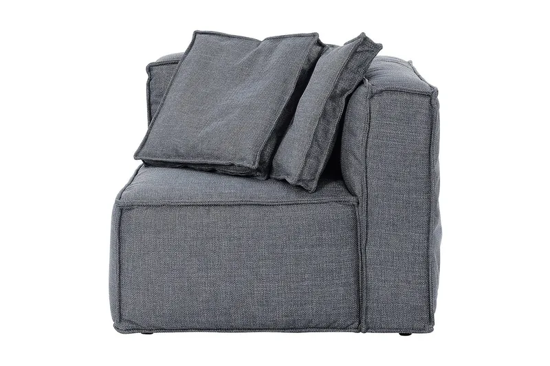 Oceanis Hjørnemodul - Mørkegrå/Svart - Møbler - Sofaer - Modulsofaer - Øvrige moduler for modulsofa