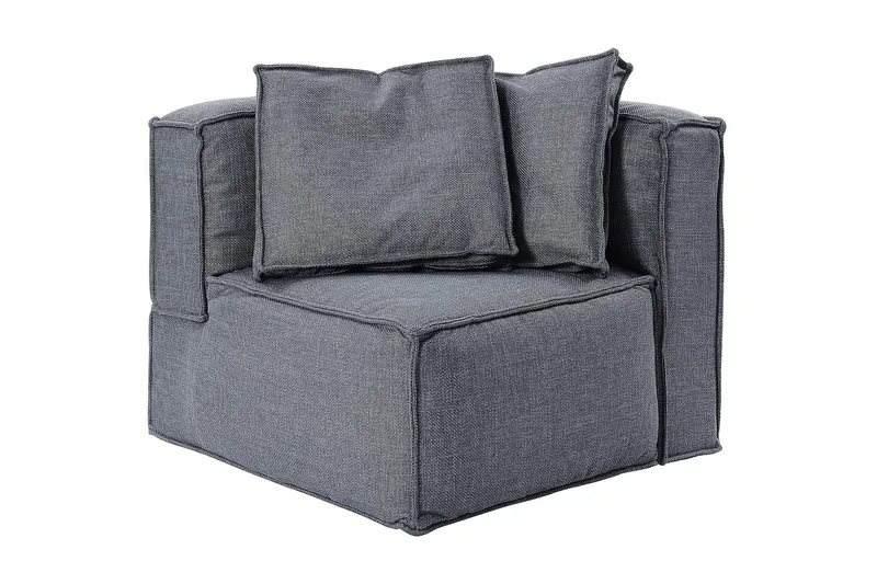 Oceanis Hjørnemodul - Mørkegrå/Svart - Møbler - Sofaer - Modulsofaer - Øvrige moduler for modulsofa