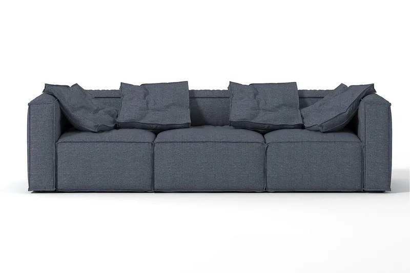 Oceanis Hjørnemodul - Mørkegrå/Svart - Møbler - Sofaer - Modulsofaer - Øvrige moduler for modulsofa