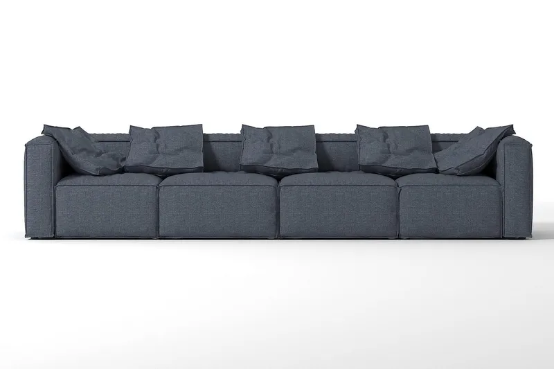 Oceanis Hjørnemodul - Mørkegrå/Svart - Møbler - Sofaer - Modulsofaer - Øvrige moduler for modulsofa