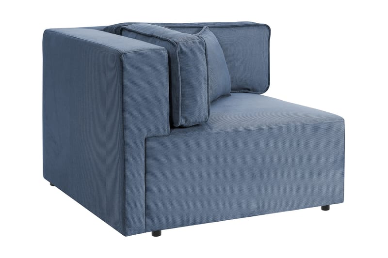 Pacha Hjørnemodul - Blå/Svart - Møbler - Sofaer - Modulsofaer - Hjørnemodul