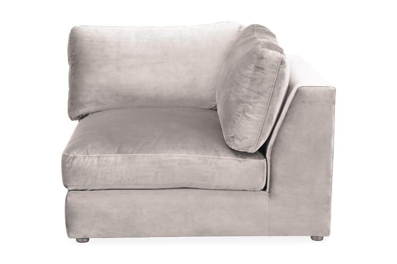 Rug Hjørnemodul - Beige/Fløyel - Møbler - Sofaer - Modulsofaer - Hjørnemodul