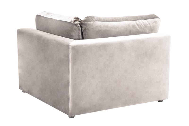 Rug Hjørnemodul - Beige/Fløyel - Møbler - Sofaer - Modulsofaer - Hjørnemodul