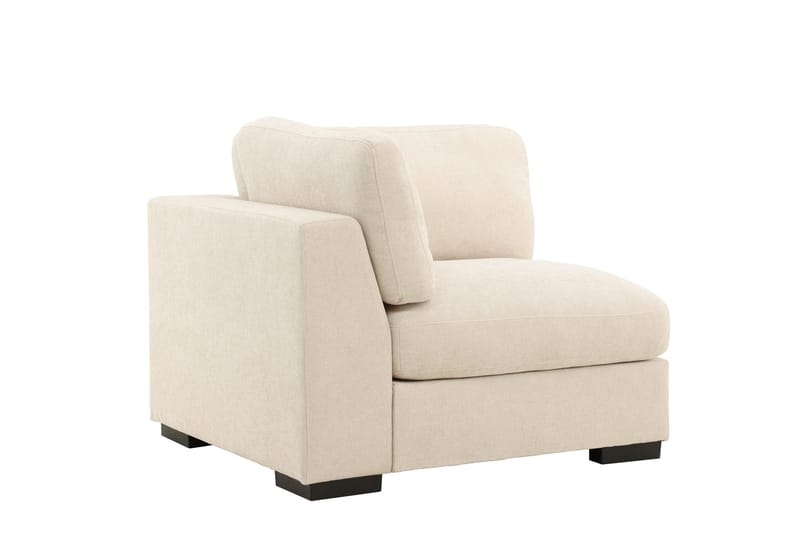 Venstremodul Salerno i stoff - Beige - Møbler - Sofaer - Modulsofaer - Hjørnemodul