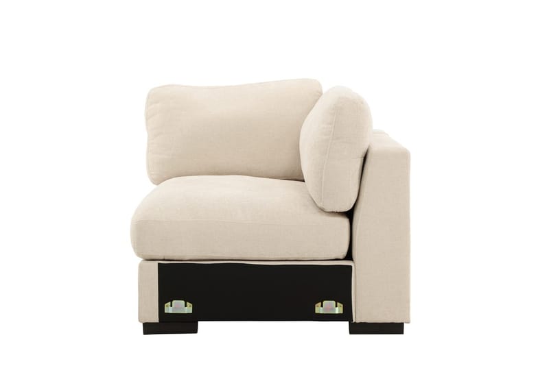 Venstremodul Salerno i stoff - Beige - Møbler - Sofaer - Modulsofaer - Hjørnemodul