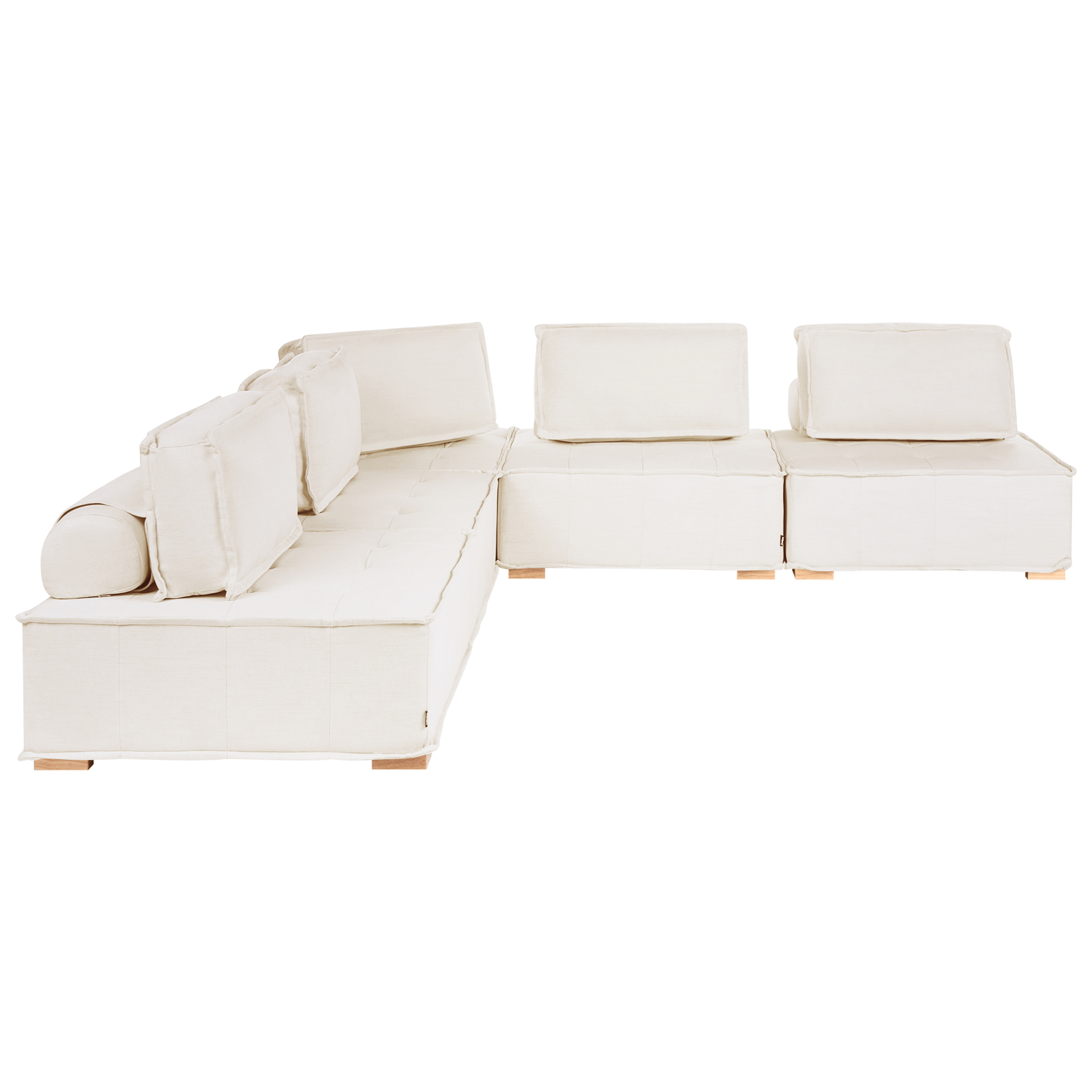 Hjørnesofa Tibro høyrevendt - Off-White