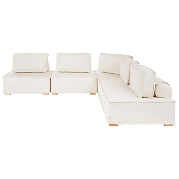 Hjørnesofa Tibro venstrevendt - Off-white - Møbler - Sofaer - Modulsofaer - Komplett modulsofa
