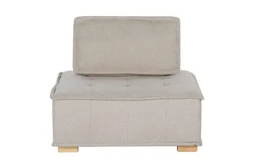 Hörnsoffa Beliani Tibro Beige/ljust trä Beige||Light colored wood - Møbler - Sofaer - Modulsofaer - Komplett modulsofa