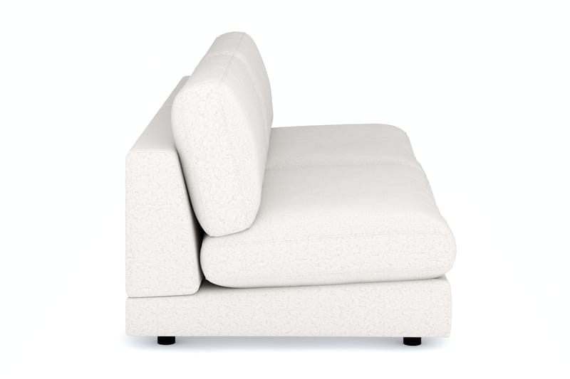 Arken 4-seters Modulsofa i Bouclé - Hvit - Møbler - Sofaer - Modulsofaer - Komplett modulsofa