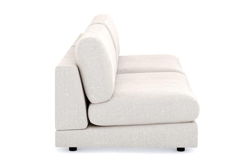 Arken 4-seters Modulsofa i Fløyel - Kremhvit - Møbler - Sofaer - Modulsofaer - Komplett modulsofa