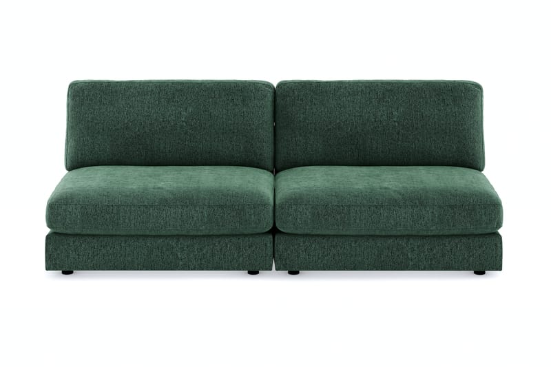 Arken 4-seters Modulsofa i Fløyel - Mørkegrønn - Møbler - Sofaer - Modulsofaer - Komplett modulsofa