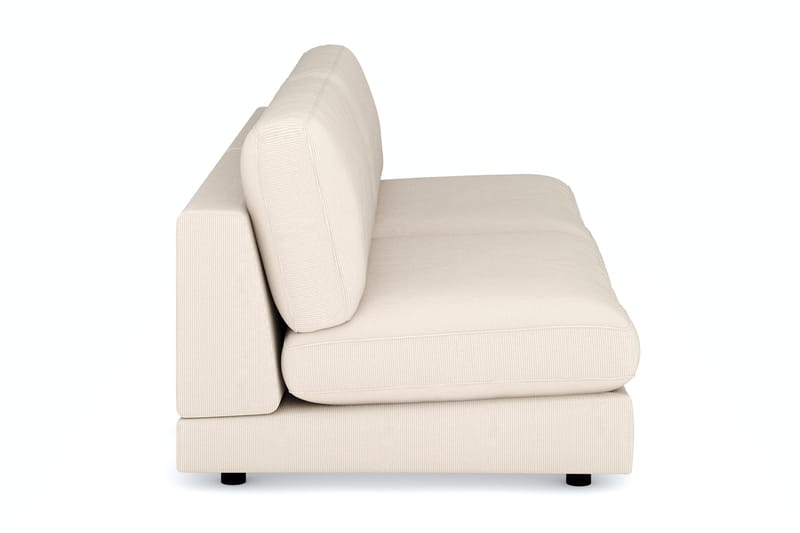 Arken 4-seters Modulsofa i Manchester - Beige - Møbler - Sofaer - Modulsofaer - Komplett modulsofa