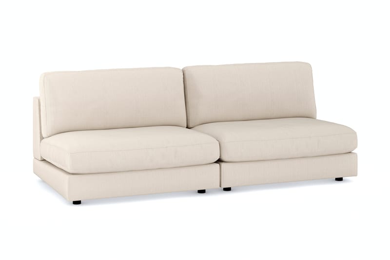 Arken 4-seters Modulsofa i Manchester - Beige - Møbler - Sofaer - Modulsofaer - Komplett modulsofa