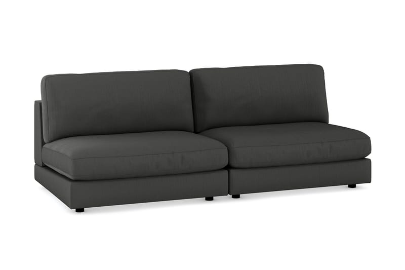 Arken 4-seters Modulsofa i Manchester - Mørk grå - Møbler - Sofaer - Modulsofaer - Komplett modulsofa