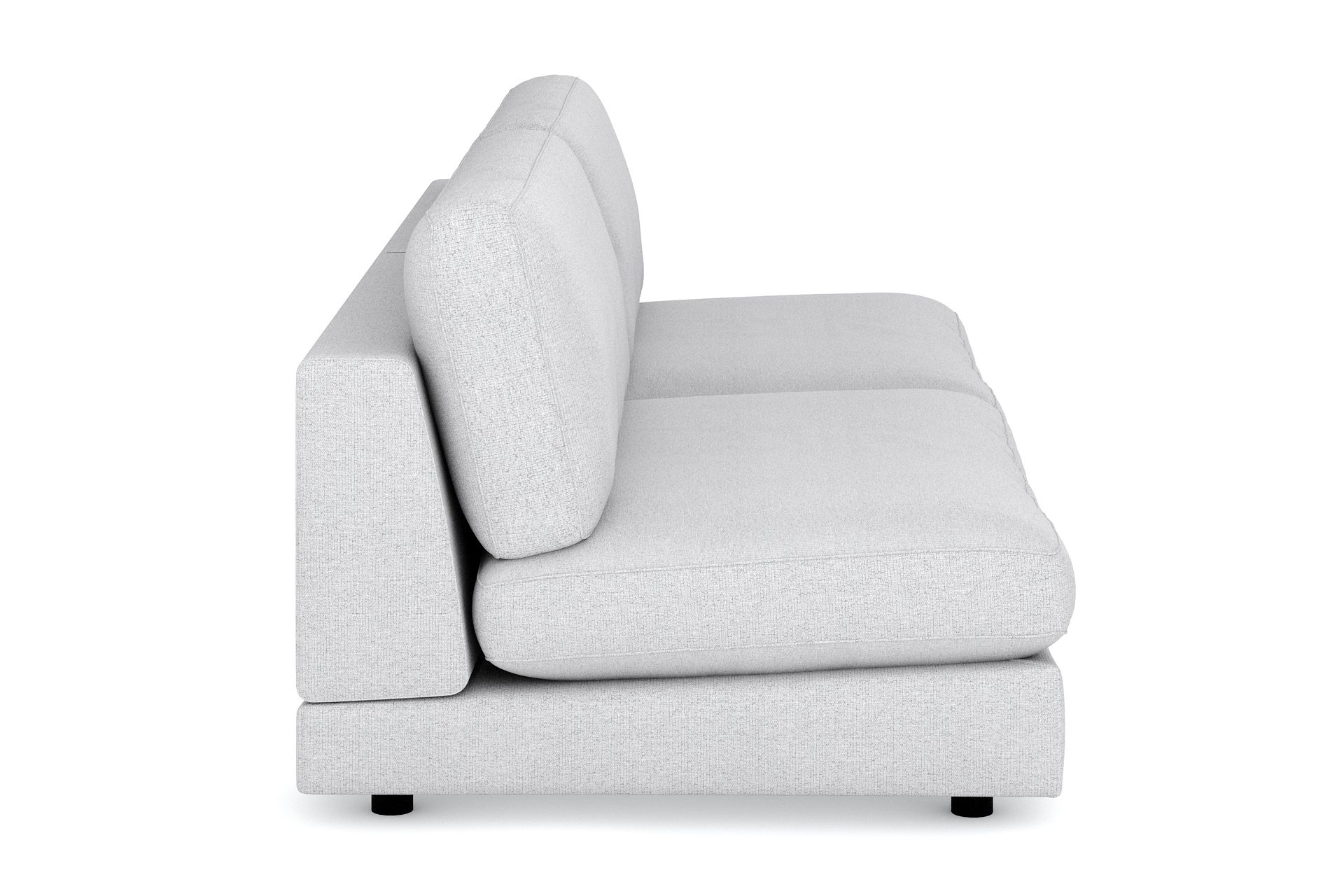 Arken 4-seters Modulsofa i Stoff - Lys grå - Møbler - Sofaer - Modulsofaer - Komplett modulsofa