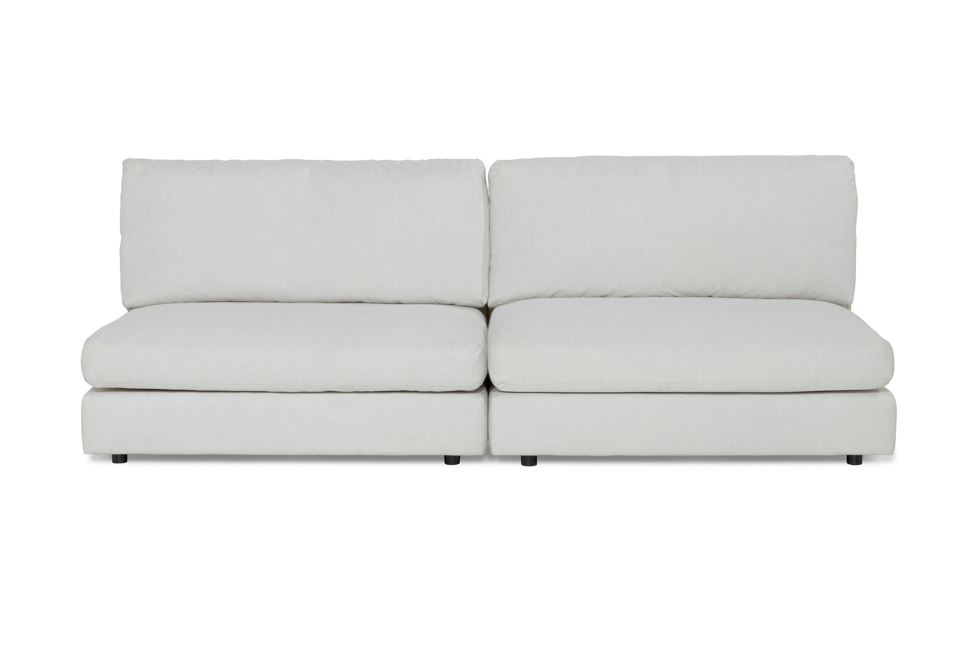 Arken 4-seters Modulsofa i Stoff - Lys grå - Møbler - Sofaer - Modulsofaer - Komplett modulsofa
