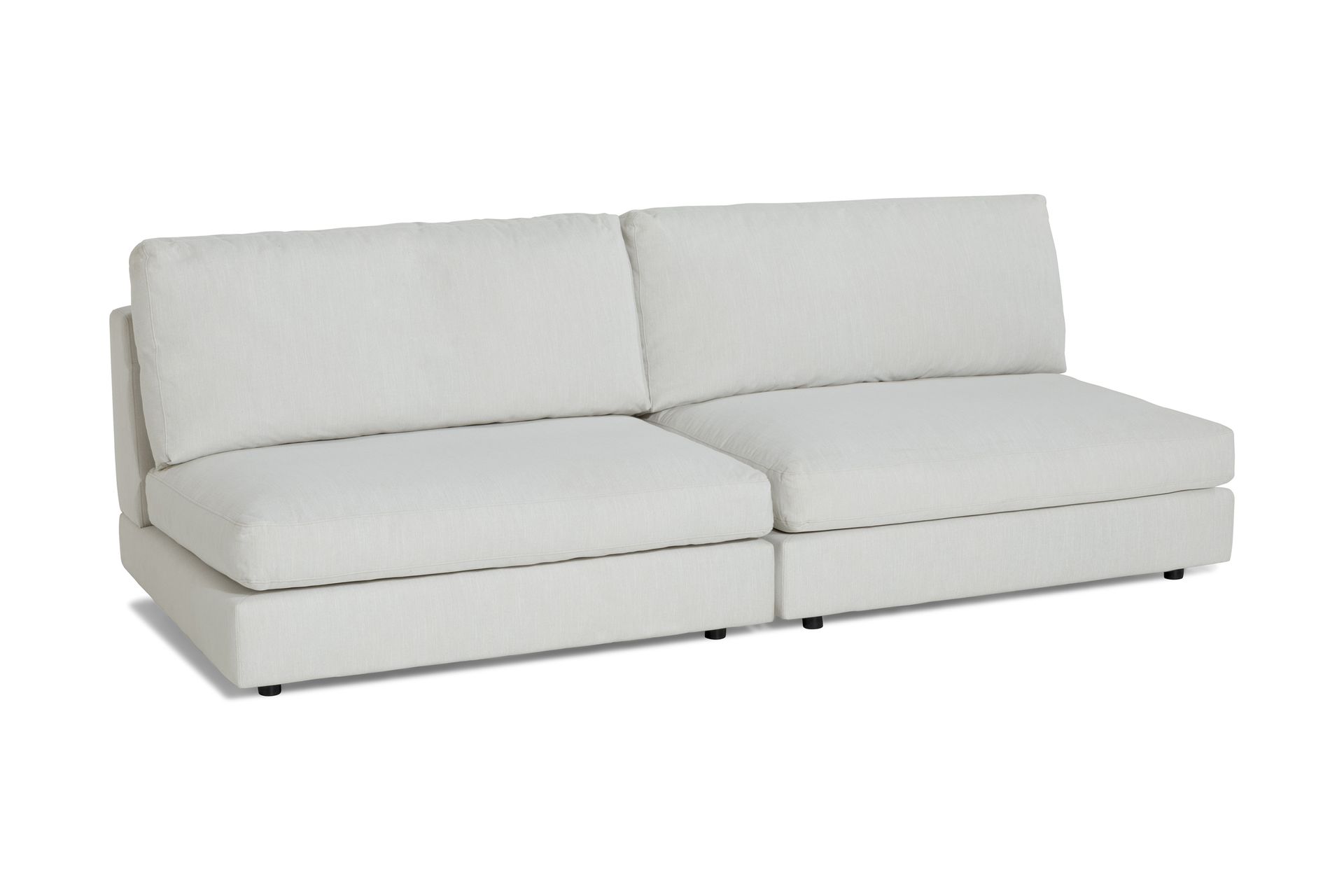 Arken 4-seters Modulsofa i Stoff - Lys grå - Møbler - Sofaer - Modulsofaer - Komplett modulsofa
