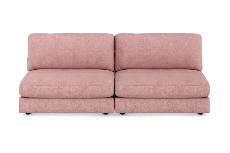 Arken 4-seters Modulsofa i Stoff - Rosa - Møbler - Sofaer - Modulsofaer - Komplett modulsofa