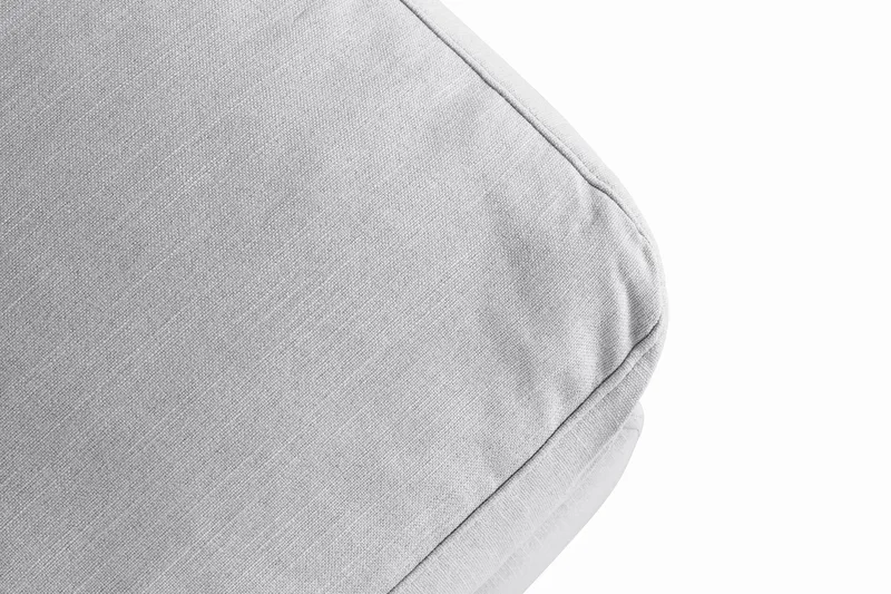 Arken 6-seters Vendbar L-formet Modulhjørnesofa med Divan + Fotskammel i Stoff - Grå - Møbler - Sofaer - Modulsofaer - Komplett modulsofa