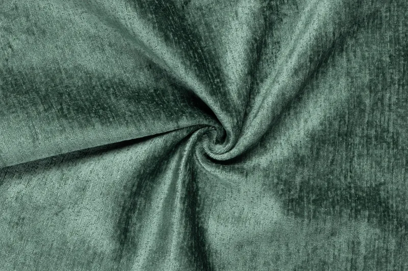 Arken 6-seters Vendbar U-formet Modulsofa med Divan + Fotskammel i Fløyel - Mørkegrønn - Møbler - Sofaer - Modulsofaer - Komplett modulsofa