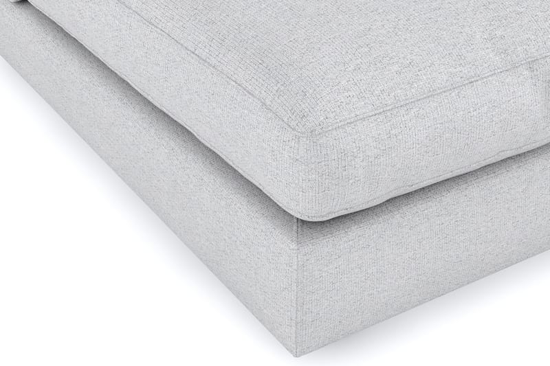 Arken 6-seters Vendbar U-formet Modulsofa med Divan + Fotskammel i Stoff - Lys grå - Møbler - Sofaer - Modulsofaer - Komplett modulsofa