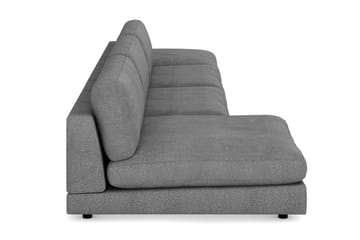 Arken 6-seters Vendbar U-formet Modulsofa med Divan + Fotskammel i Stoff - Mørk grå - Møbler - Sofaer - Modulsofaer - Komplett modulsofa