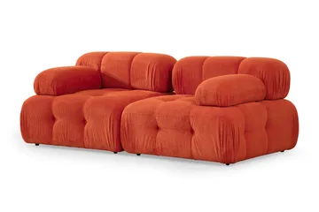 Belgin Modulsofa 2-seter - Rød Manchester - Møbler - Sofaer - Modulsofaer - Komplett modulsofa