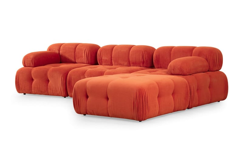Belgin Modulsofa 3-seter - Rød - Møbler - Sofaer - Modulsofaer - Komplett modulsofa
