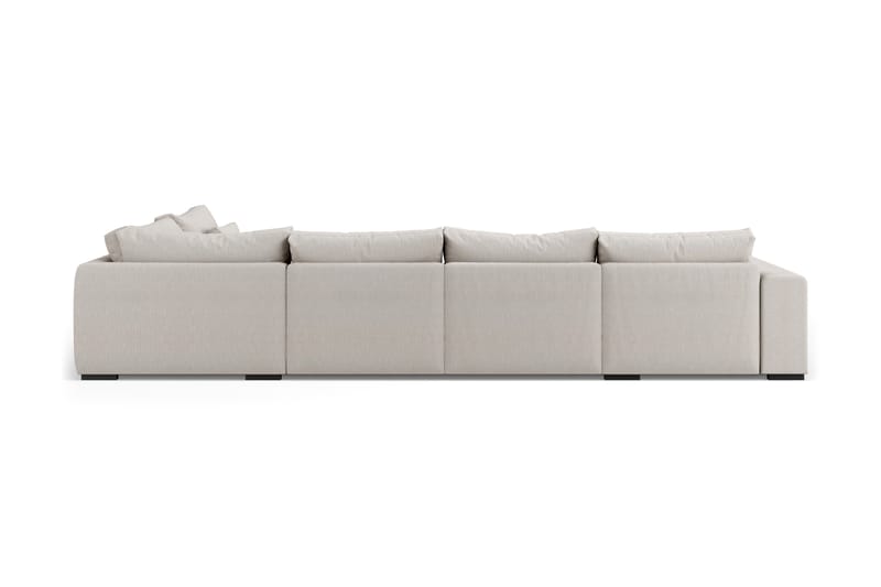 Dubai Stor U-modulsofa med Divan Venstre 432 cm - Beige - Møbler - Sofaer - Modulsofaer - Komplett modulsofa