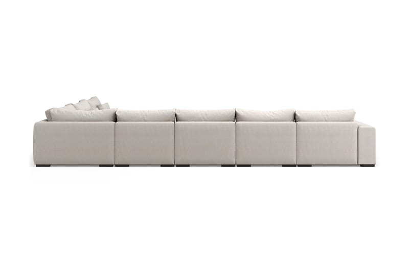 Dubai U-modulsofa Large med Divan Venstre - Beige - Komplett modulsofa