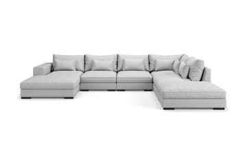 Dubai U-modulsofa med Divan Venstre