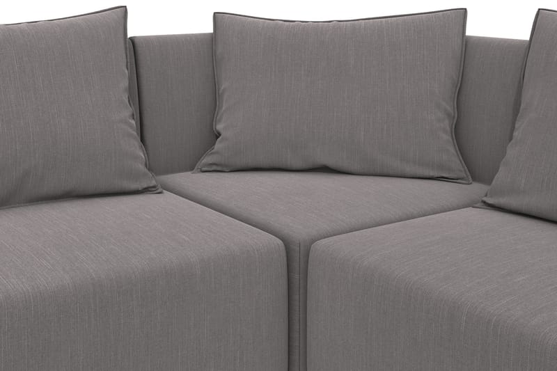 Noelia Modulhjørnesofa Vendbar - Lingrå - Møbler - Sofaer - Modulsofaer - Komplett modulsofa