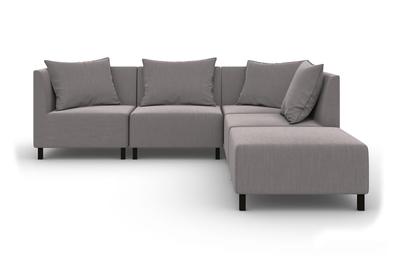 Noelia Modulhjørnesofa Vendbar - Lingrå - Møbler - Sofaer - Modulsofaer - Komplett modulsofa