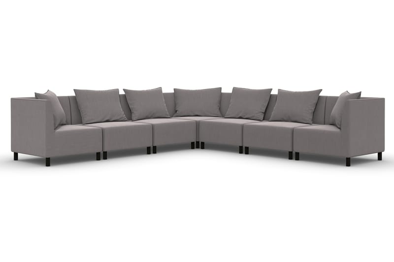Noelia Modulhjørnesofa Vendbar - Lingrå - Møbler - Sofaer - Modulsofaer - Komplett modulsofa