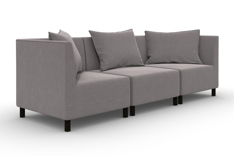 Noelia Modulsofa 3-seter - Lingrå - Møbler - Sofaer - Modulsofaer - Komplett modulsofa