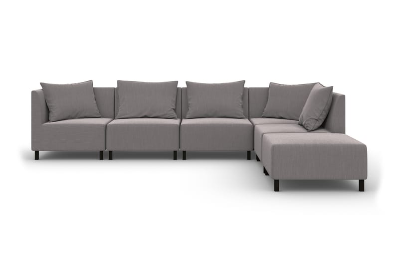Noelia Modulsofa med Divan Vendbar - Lingrå - Møbler - Sofaer - Modulsofaer - Komplett modulsofa