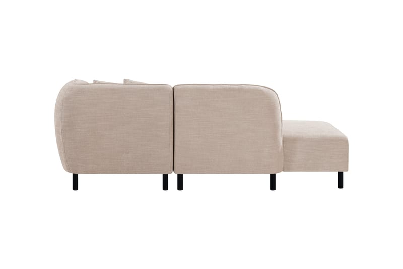 Space 2-seters Modulsofa med Sjeselong - Beige - Komplett modulsofa