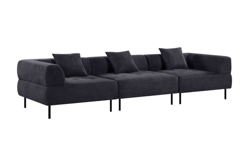 Stratham 3-seters Modulsofa - Blå - Møbler - Sofaer - Modulsofaer - Komplett modulsofa