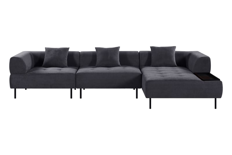 Stratham 3-seters Modulsofa Divan Høyre - Blå - Møbler - Sofaer - Modulsofaer - Komplett modulsofa