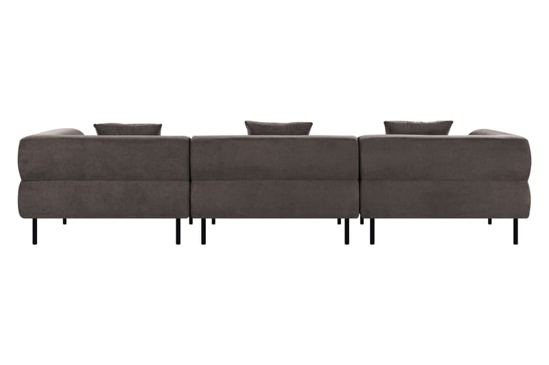 Stratham 3-seters Modulsofa Divan Høyre - Grå - Møbler - Sofaer - Modulsofaer - Komplett modulsofa
