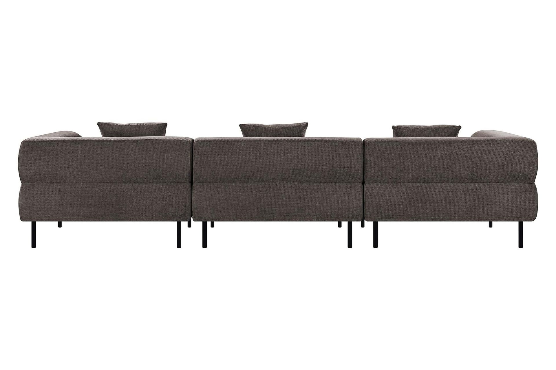Stratham 3-seters Modulsofa Divan Venstre - Grå - Møbler - Sofaer - Modulsofaer - Komplett modulsofa